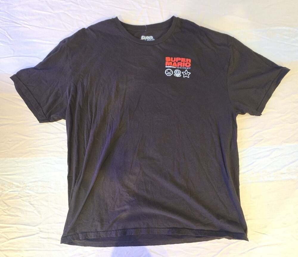 Hybrid Apparel Super Mario Here We Go Graphic T-Shirt